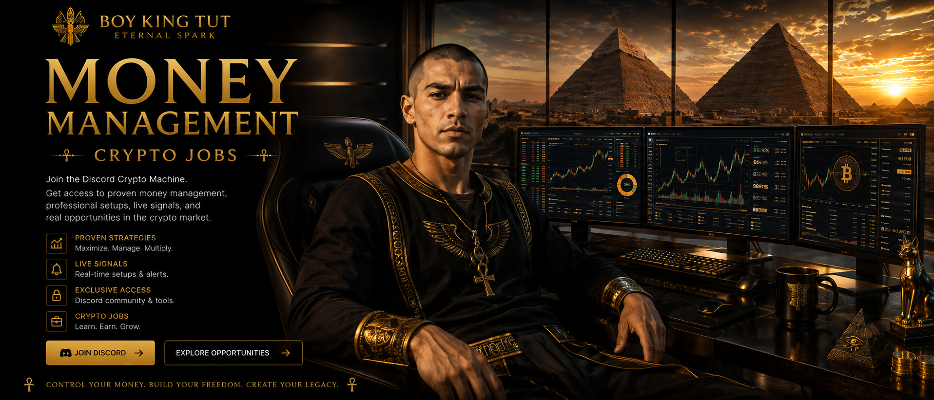 Money Management crypto jobs banner